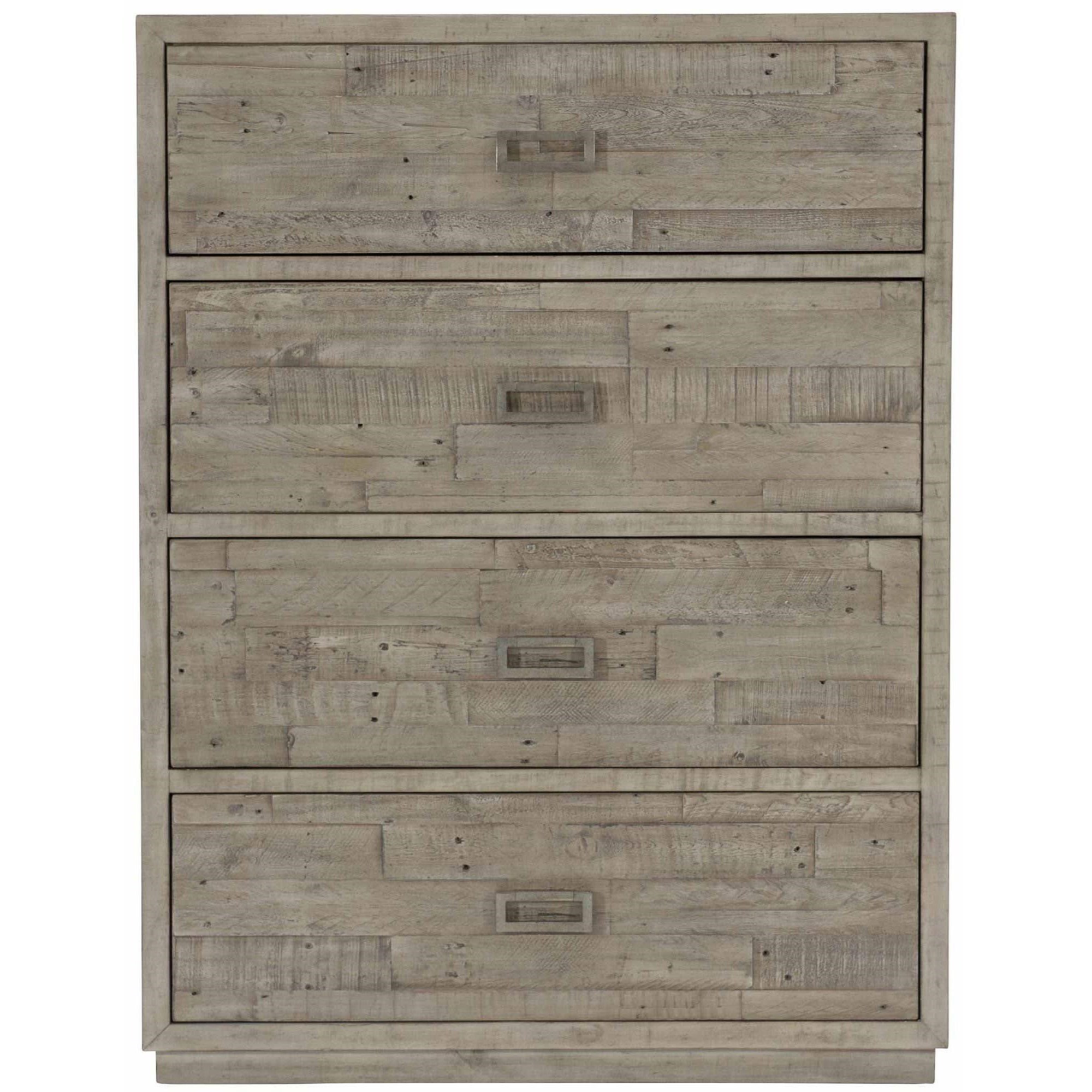 Bernhardt Loft Shaw Shaw RusticModern 4Drawer Chest Solid Wood